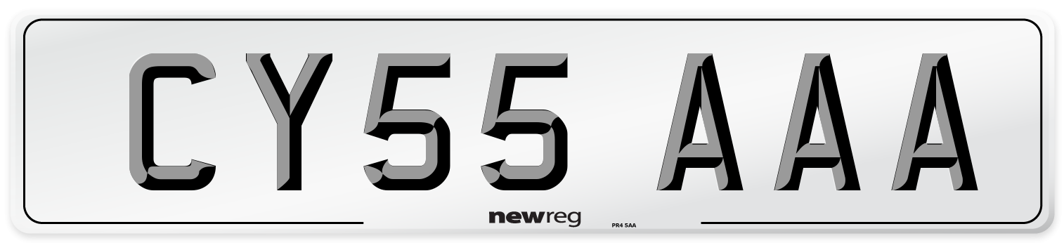 CY55 AAA Number Plate from New Reg